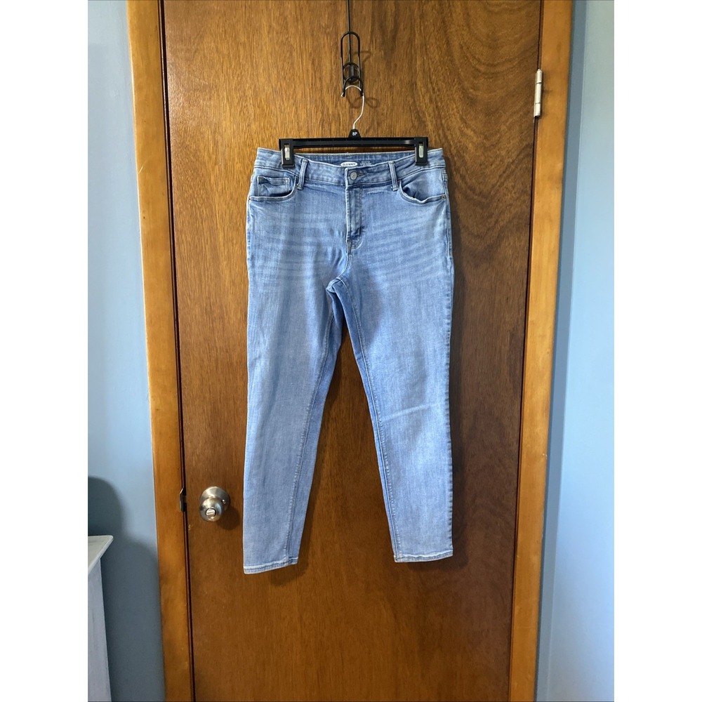 Old Navy Rockstar Super Skinny Built-In Sculpt Mid-Rise Jade Size 10 Short